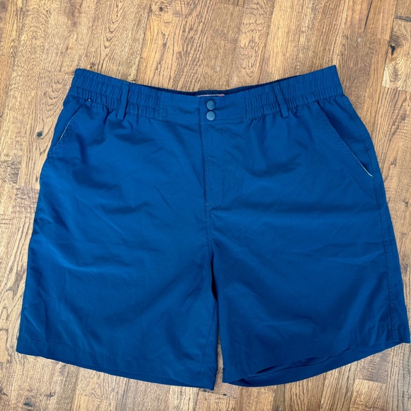 Burlebo Everyday Short Deep Water Navy Mayan Pocket Mens Size XL - Picture 1 of 7
